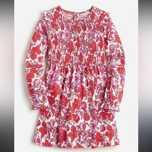 Crewcuts kids Girls' smocked long-sleeve dress size 12